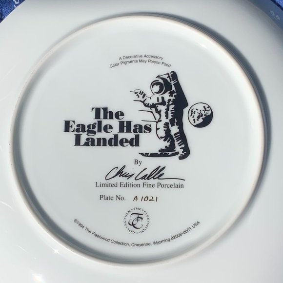 THE EAGLE HAS LANDED Limited Edition Fine Porcelain - Picture 2 of 3